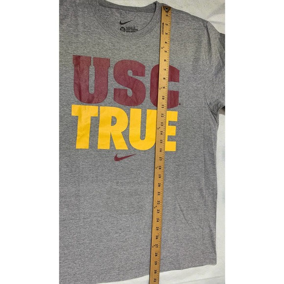 USC Trojans Nike T-shirt Men's Size XL Gray USC True - Picture 9 of 11